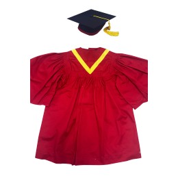 Order Toddler Children's Graduation Gown Honor Cap Wearing Honor Tassel Red Small Edge Collar DA362 Order Toddler Children's Graduation Gown Honor Cap Wearing Honor Tassel Red Small Edge Collar DA362